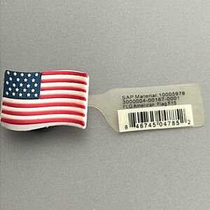 American flag charm for crocs or BOGG bags new USA
